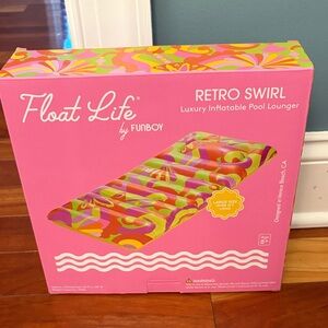 Funboy Retro Swirl Inflatable Pool Lounger